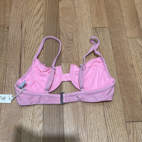 New FOR LOVE & LEMONS shimmer bikini top - Picture 3 of 4